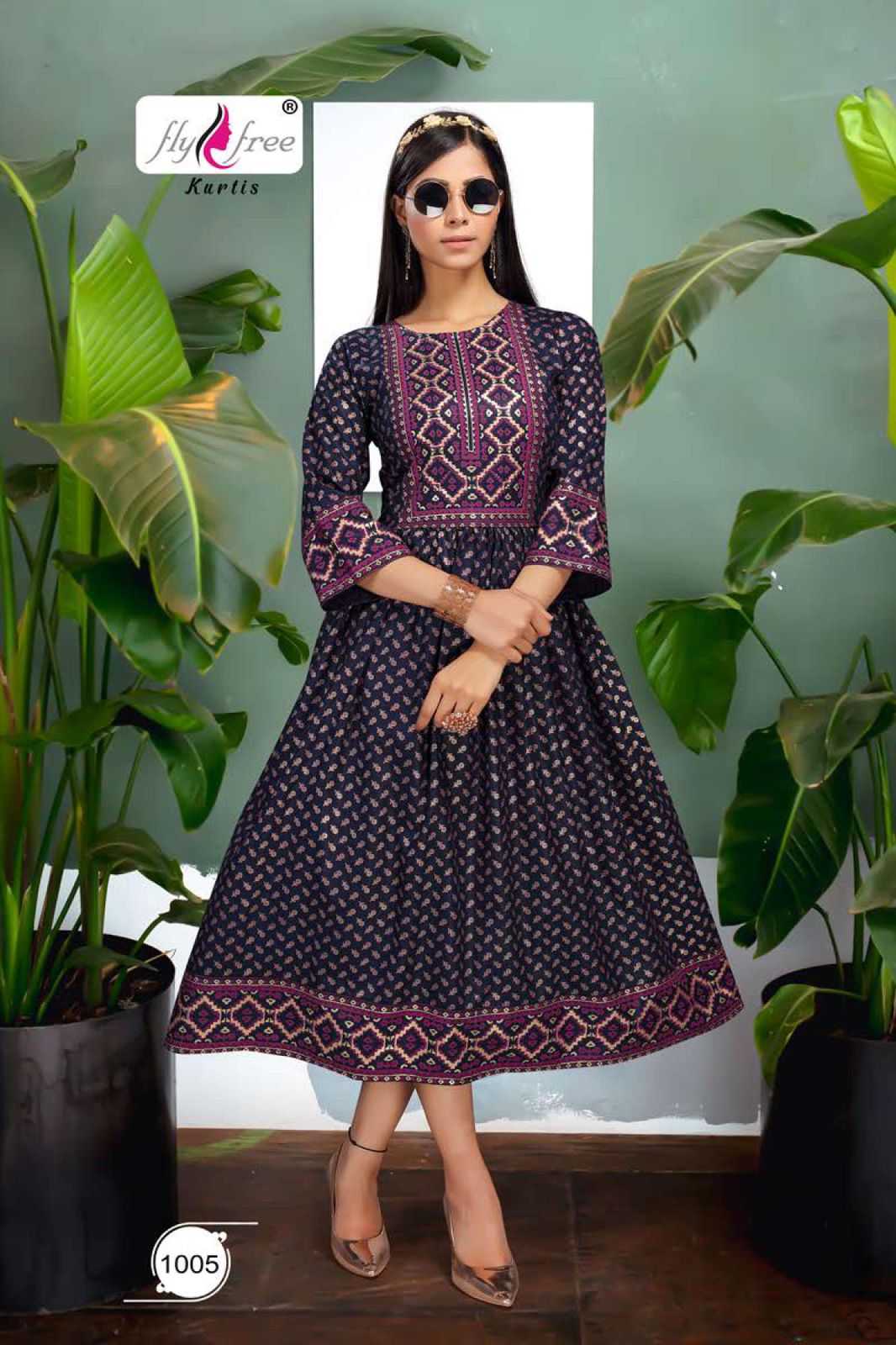 Fly Free Salt Ethnic Wear Latest Designer Fancy Anarkali Kurti Collection